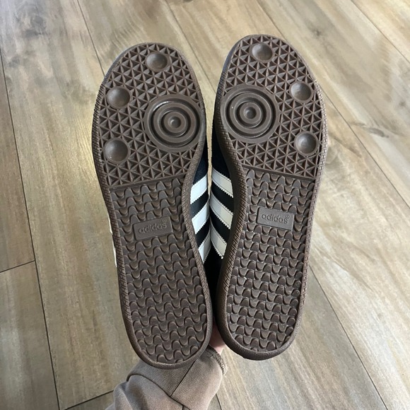 Adidas Samba Classic Black White Leather Suede Men US 12 EVM 004001 - Picture 6 of 7